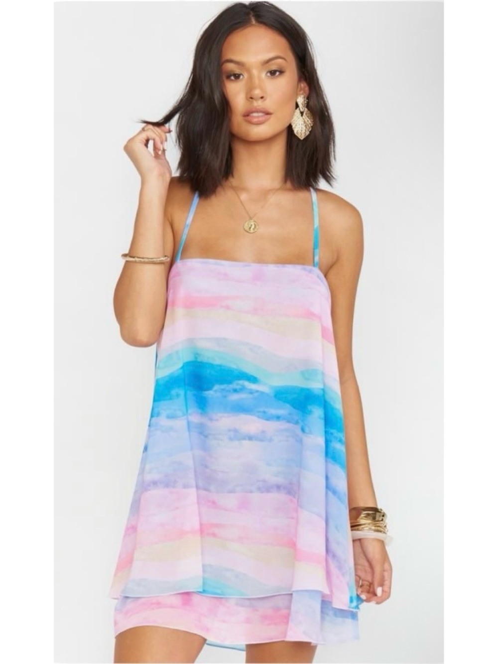 Show Me Your Mumu Christy Dress in Mumaid Waves size XS